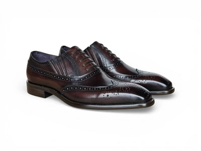 Carrucci Shoes Ks Wingtip Slip On Oxford Classic Leather KS509 18 view 8