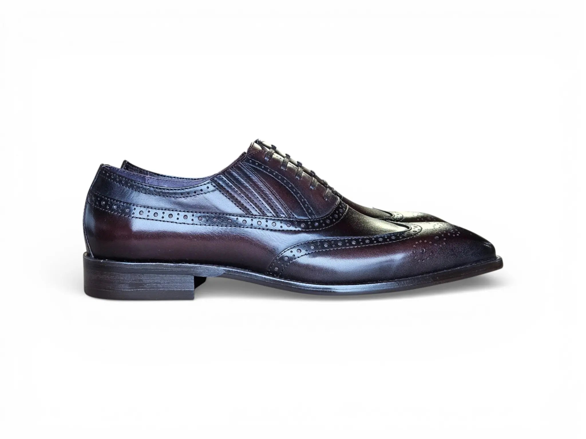 Carrucci Shoes Ks Wingtip Slip On Oxford Classic Leather KS509 18 view 10
