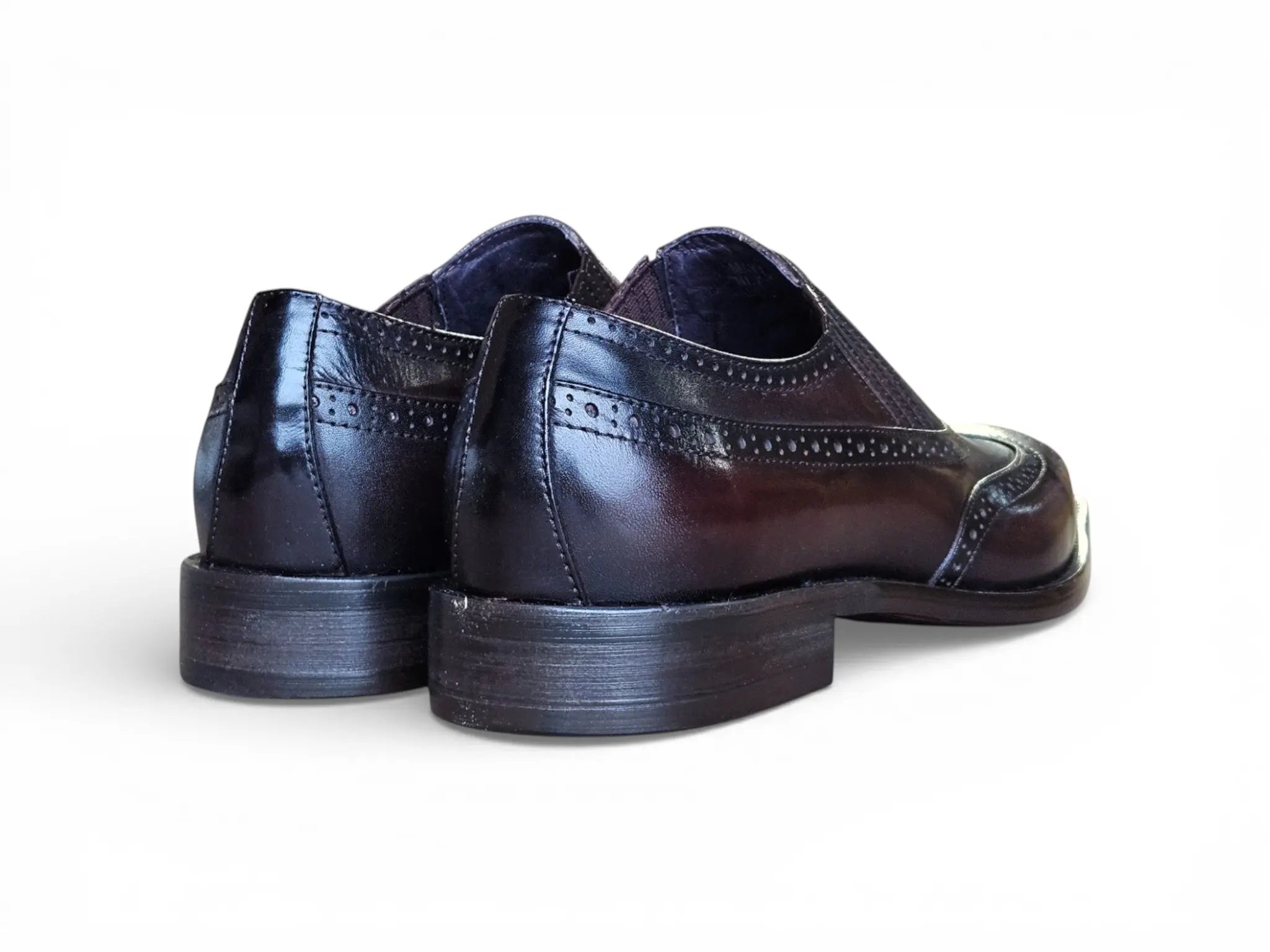 Carrucci Shoes Ks Wingtip Slip On Oxford Classic Leather KS509 18 view 11