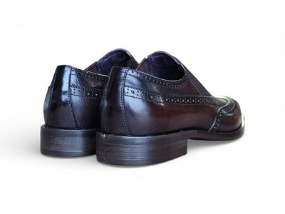 Carrucci Shoes Ks Wingtip Slip On Oxford Classic Leather KS509 18 view 11