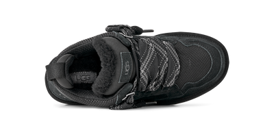 UGG Lowmel Womens Sneakers (1144032) — Black Suede Low-Top