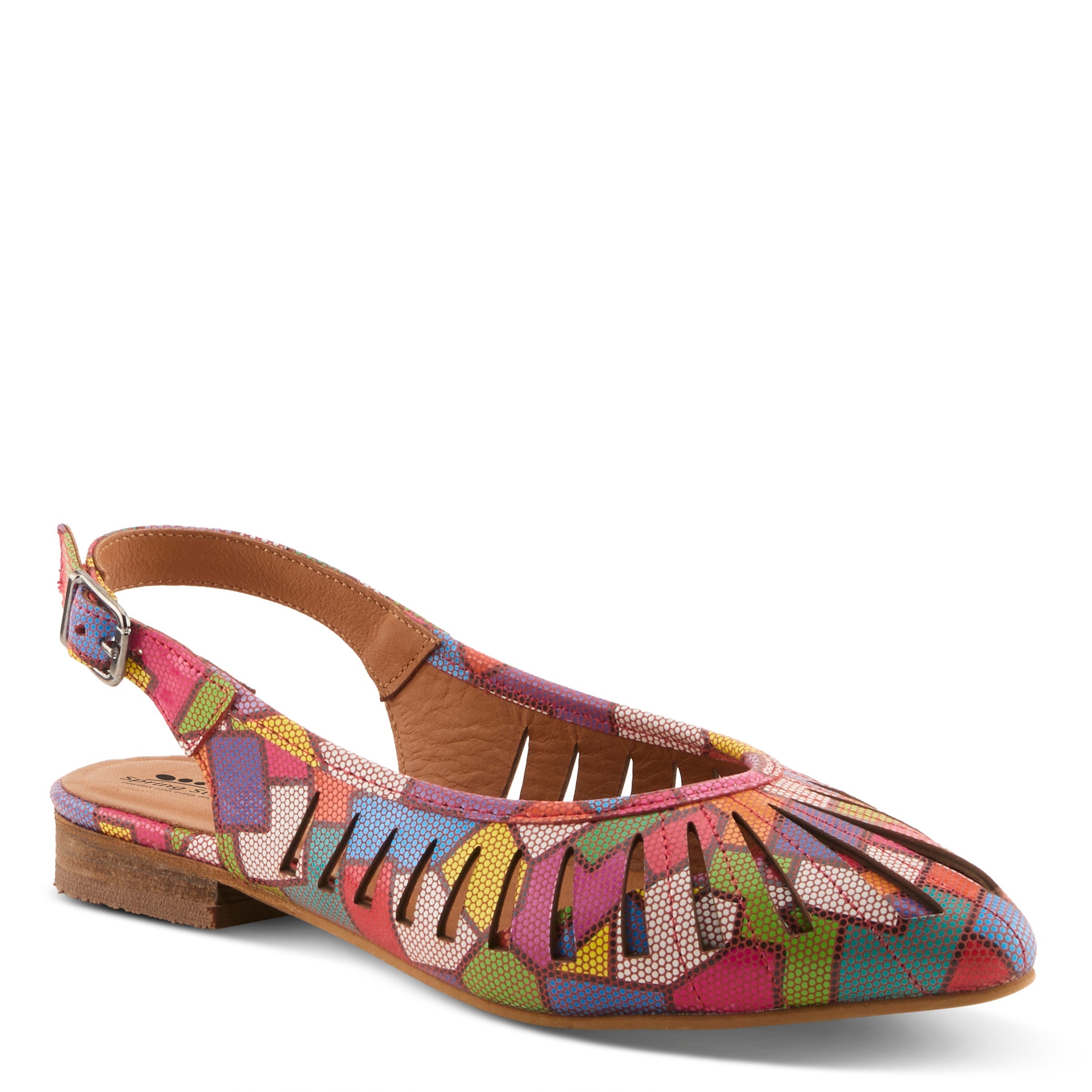 Spring Step SPRING STEP YARAH SHOES shoe in rainbow with comfortable everyday design