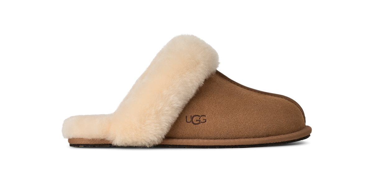 UGG Scuffette II Womens Slippers — Chestnut Suede