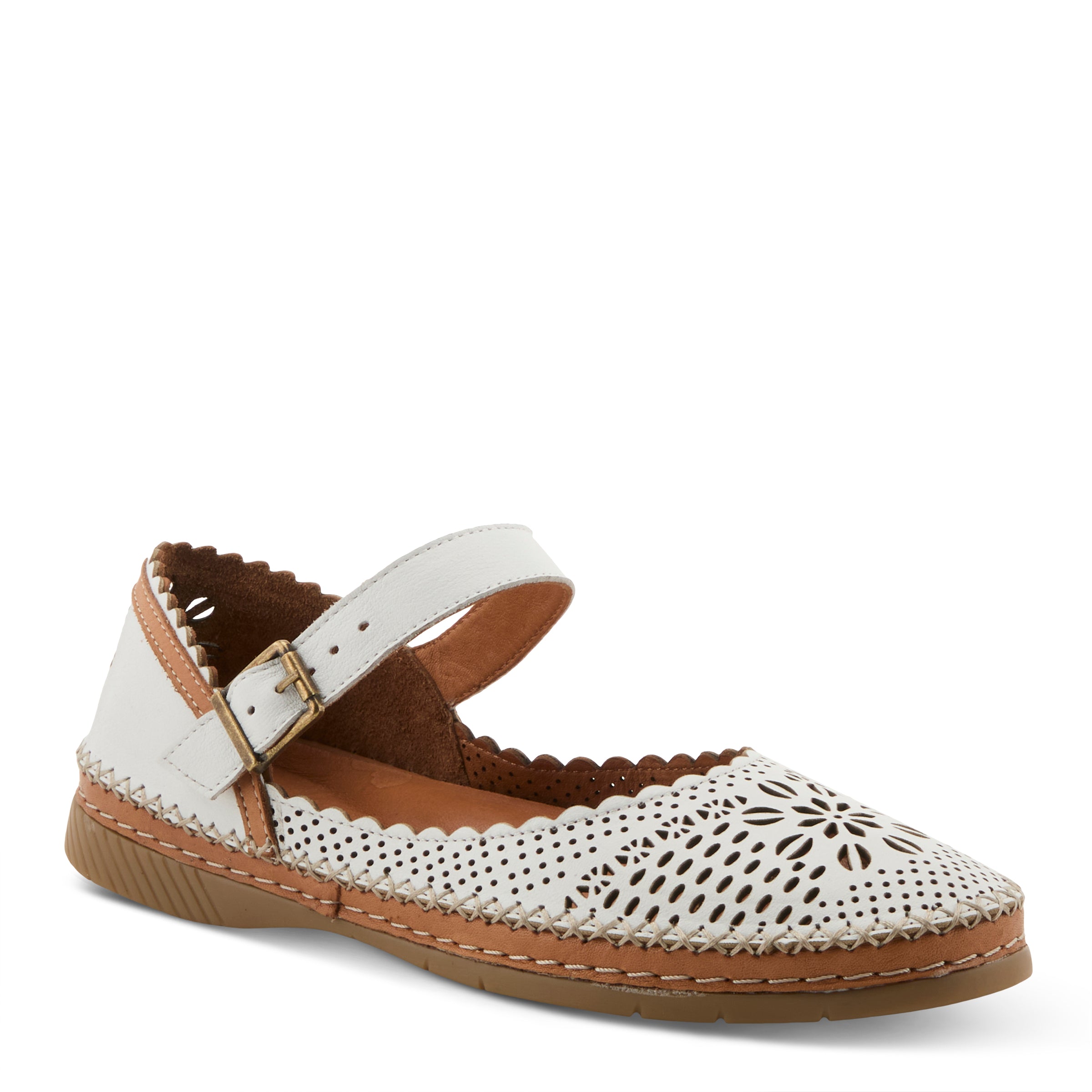 Spring Step SPRING STEP ZABELLE SHOES shoe in white with comfortable everyday design