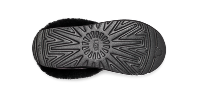 UGG Tazzette Womens Platform Slippers — Black Suede