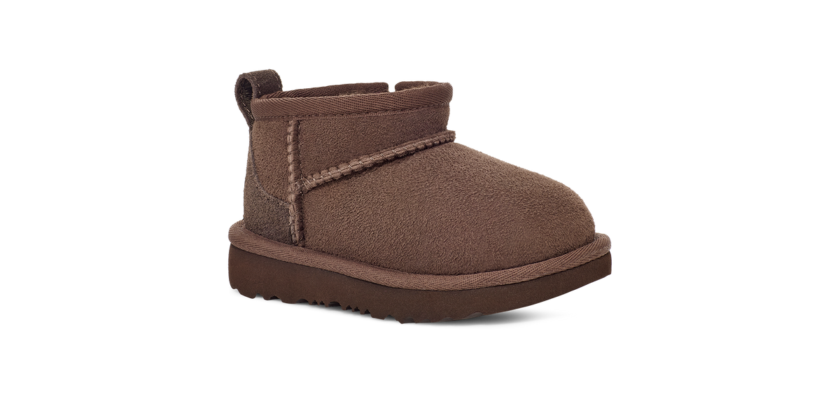 UGG Classic Ultra Mini Toddlers' (TD) Boots — Burnt Cedar Sheepskin