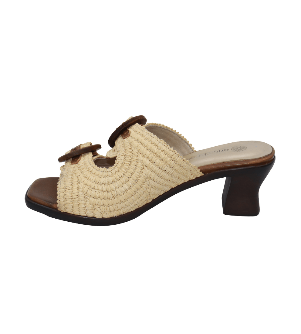 Eric Michael Zest Crochet Block Heel Slide