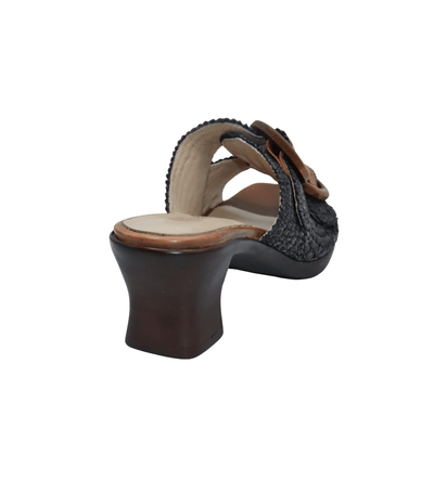 Eric Michael Zest Crochet Block Heel Slide