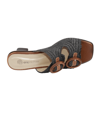 Eric Michael Zest Crochet Block Heel Slide