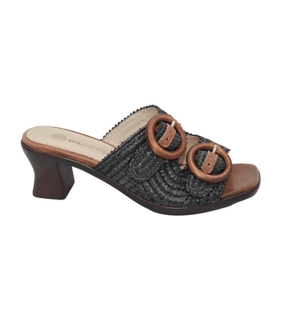 Eric Michael Zest Crochet Block Heel Slide