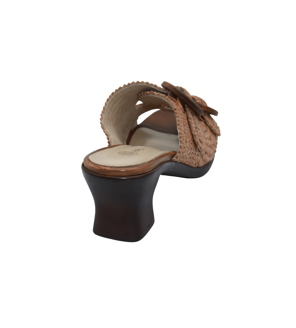 Eric Michael Zest Crochet Block Heel Slide