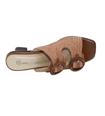 Eric Michael Zest Crochet Block Heel Slide