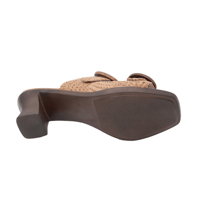 Eric Michael Zest Crochet Block Heel Slide