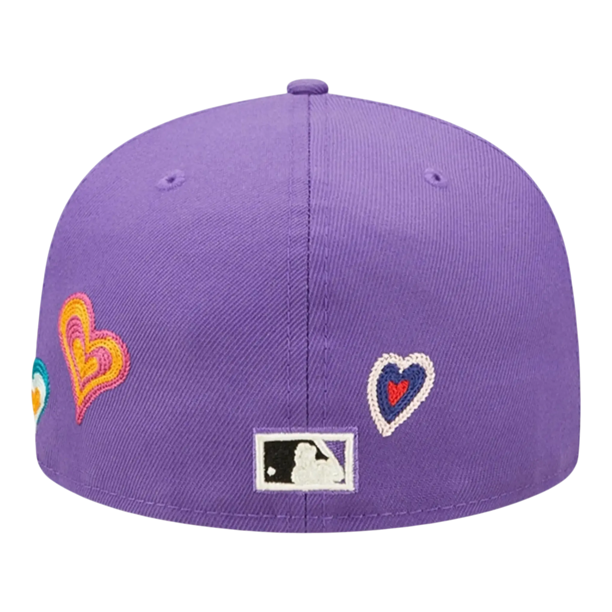 New Era 59Fifty Arizona Diamondbacks Chain Stitch Heart Fitted Hat Purple/Pink