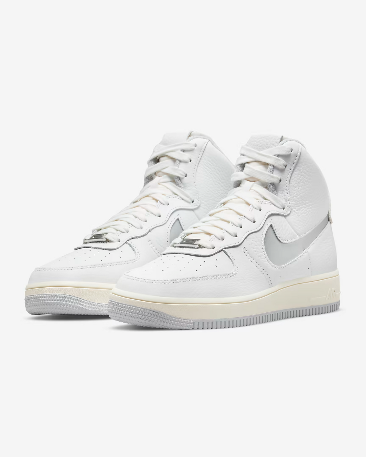 Nike Air Force 1 Sculpt Women's Platform Sneakers — White Leather Platform Low-Top