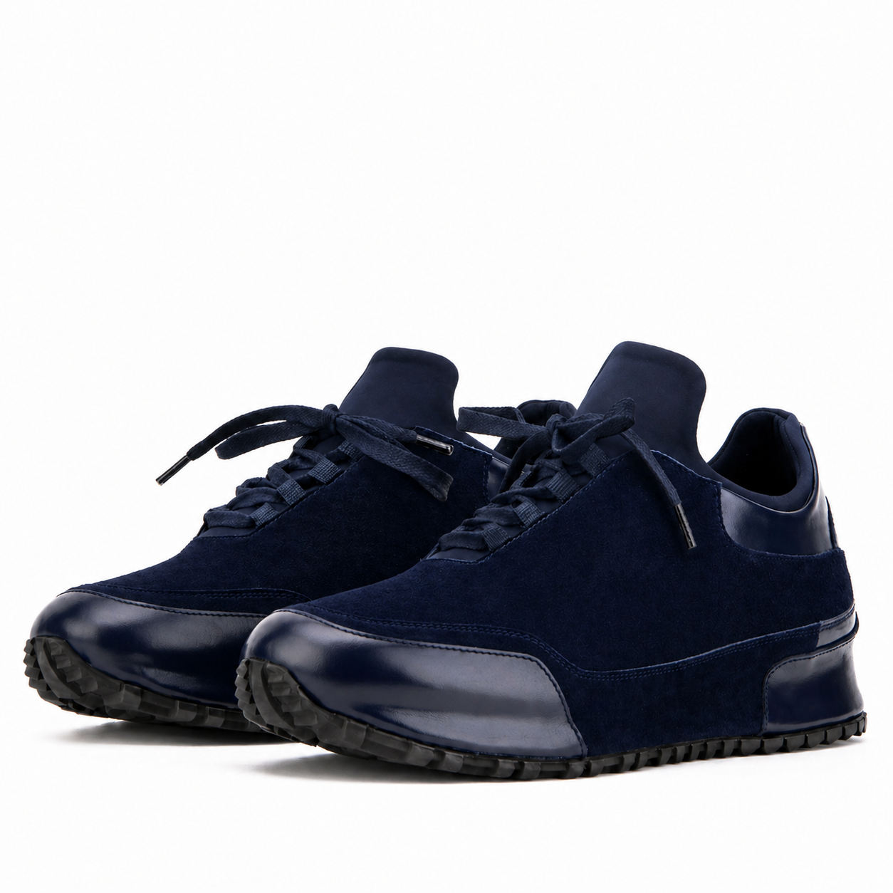 The Hudson Navy Suede Men Sneaker