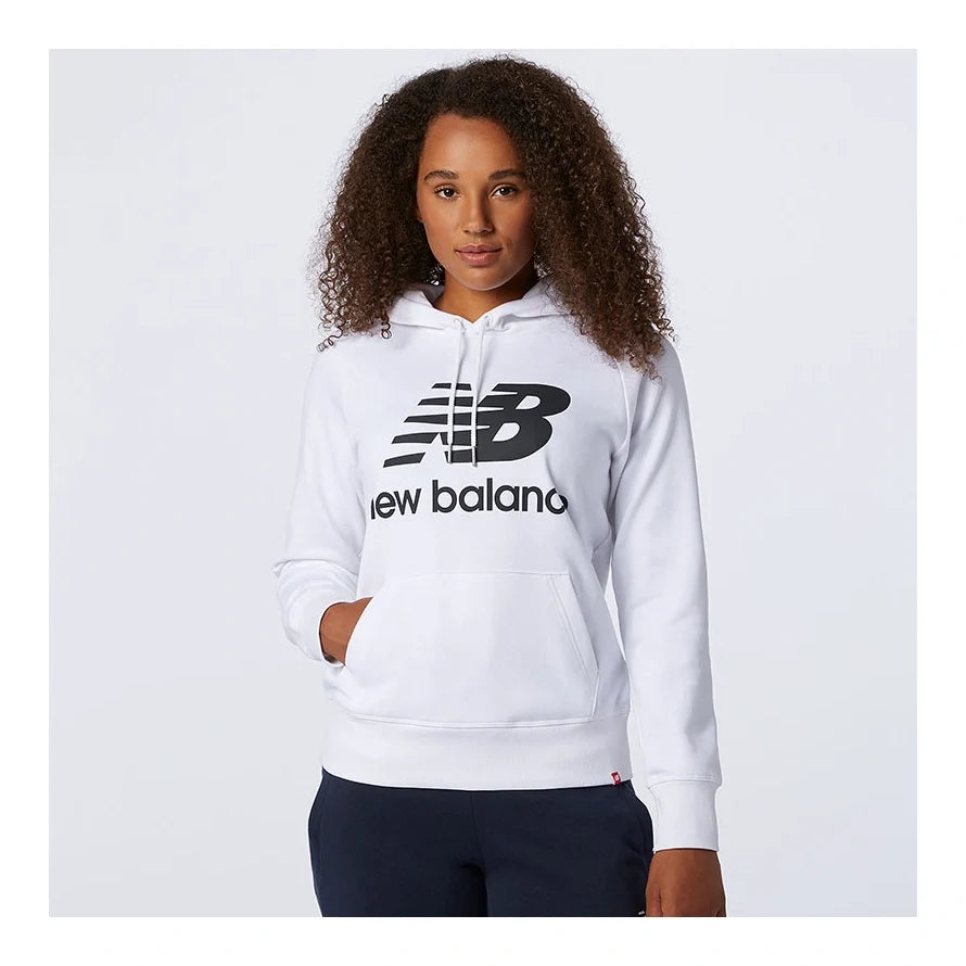 New Balance NB Essentials Womens Hoodie — White