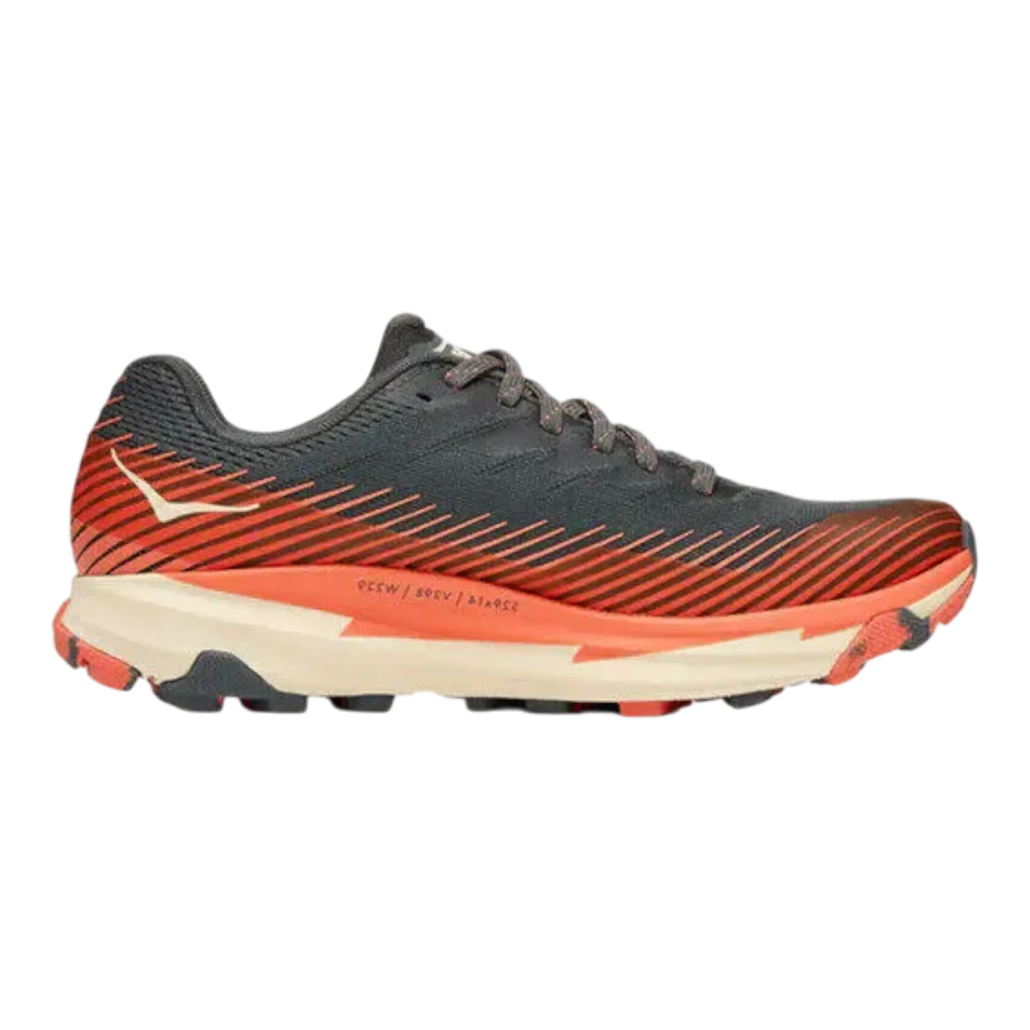 Hoka One One Torrent 2 Sneakers Women's Gray Orange Running Shoes