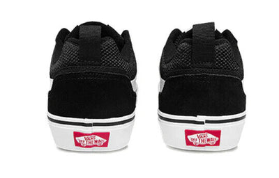 Vans Filmore Men's Sneakers — Black/White Canvas Low-Top