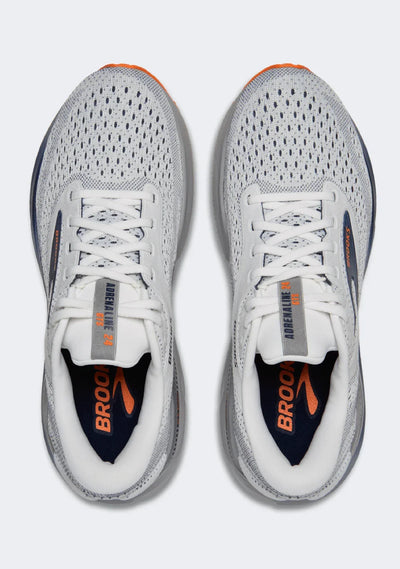 Brooks Adrenaline GTS 24 Men's Sneakers — White/Alloy Running