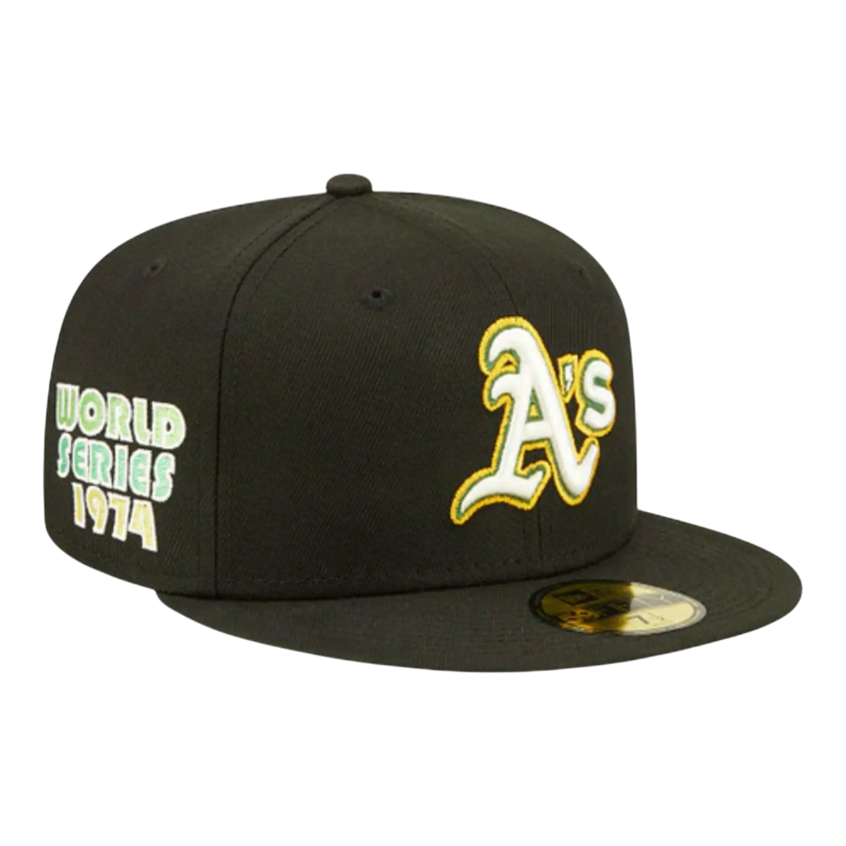 New Era 59Fifty Oakland Athletics Citrus Pop Fitted Hat Black/Green – product view 1