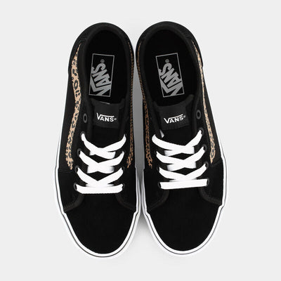 Vans Filmore Decon Women's Sneakers — Black/Leopard Canvas