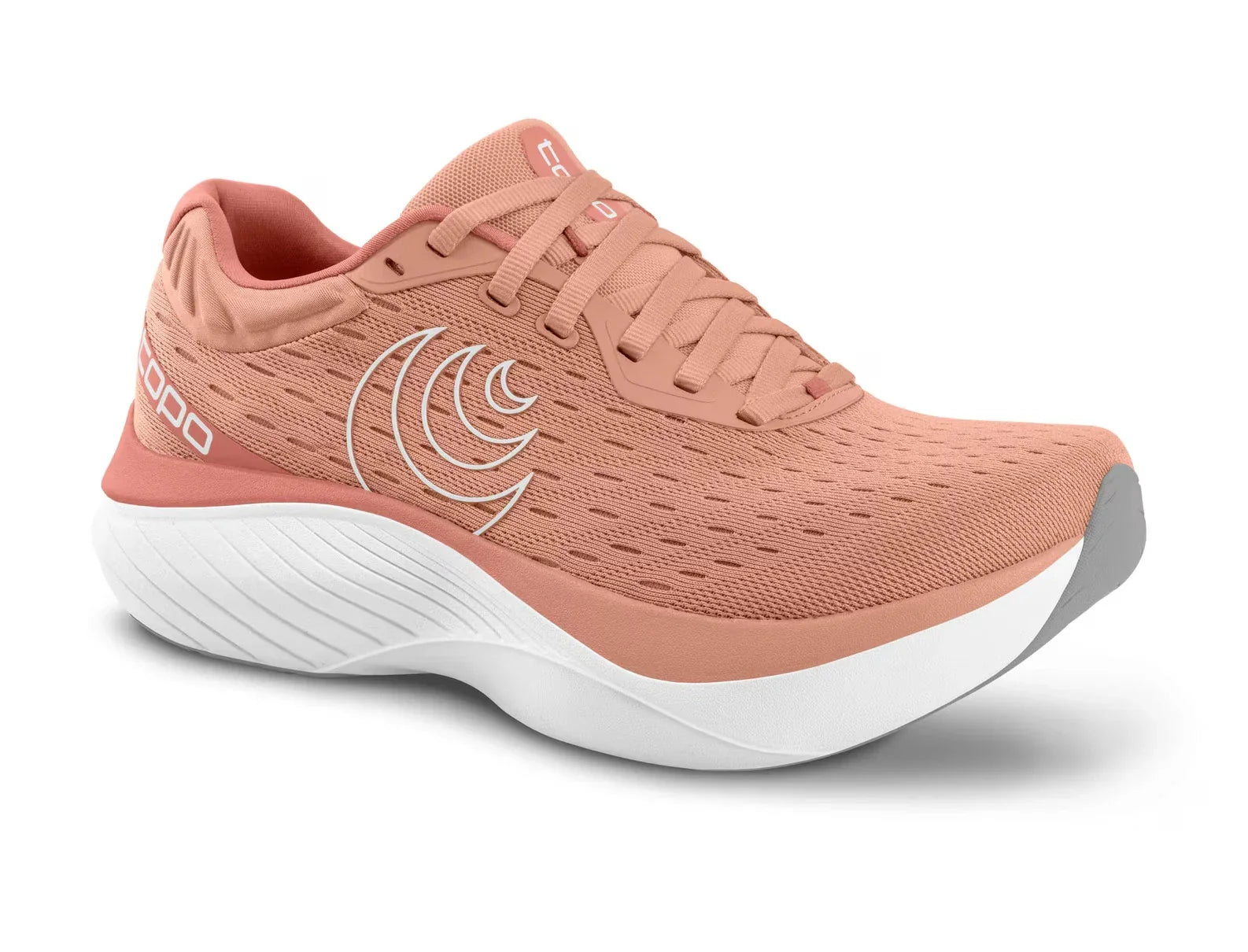 Topo Atmos W069 Women's Sneakers — Dusty Rose/White Running