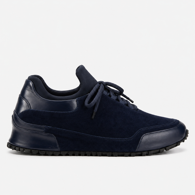 The Hudson Navy Suede Men Sneaker