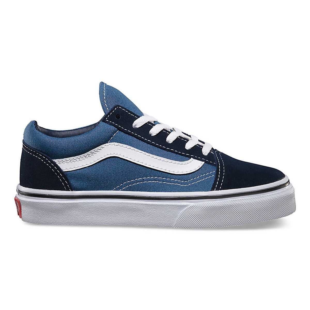 Vans UY Old Skool VW9TNWD Kids' Sneakers — Blue Suede Low-Top
