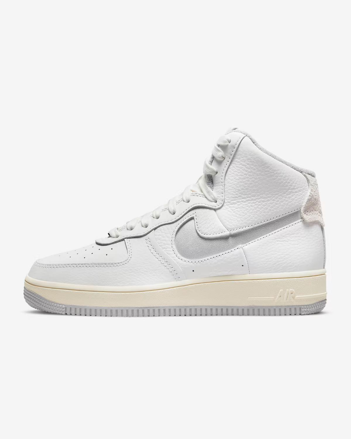 Nike Air Force 1 Sculpt Women's Platform Sneakers — White Leather Platform Low-Top