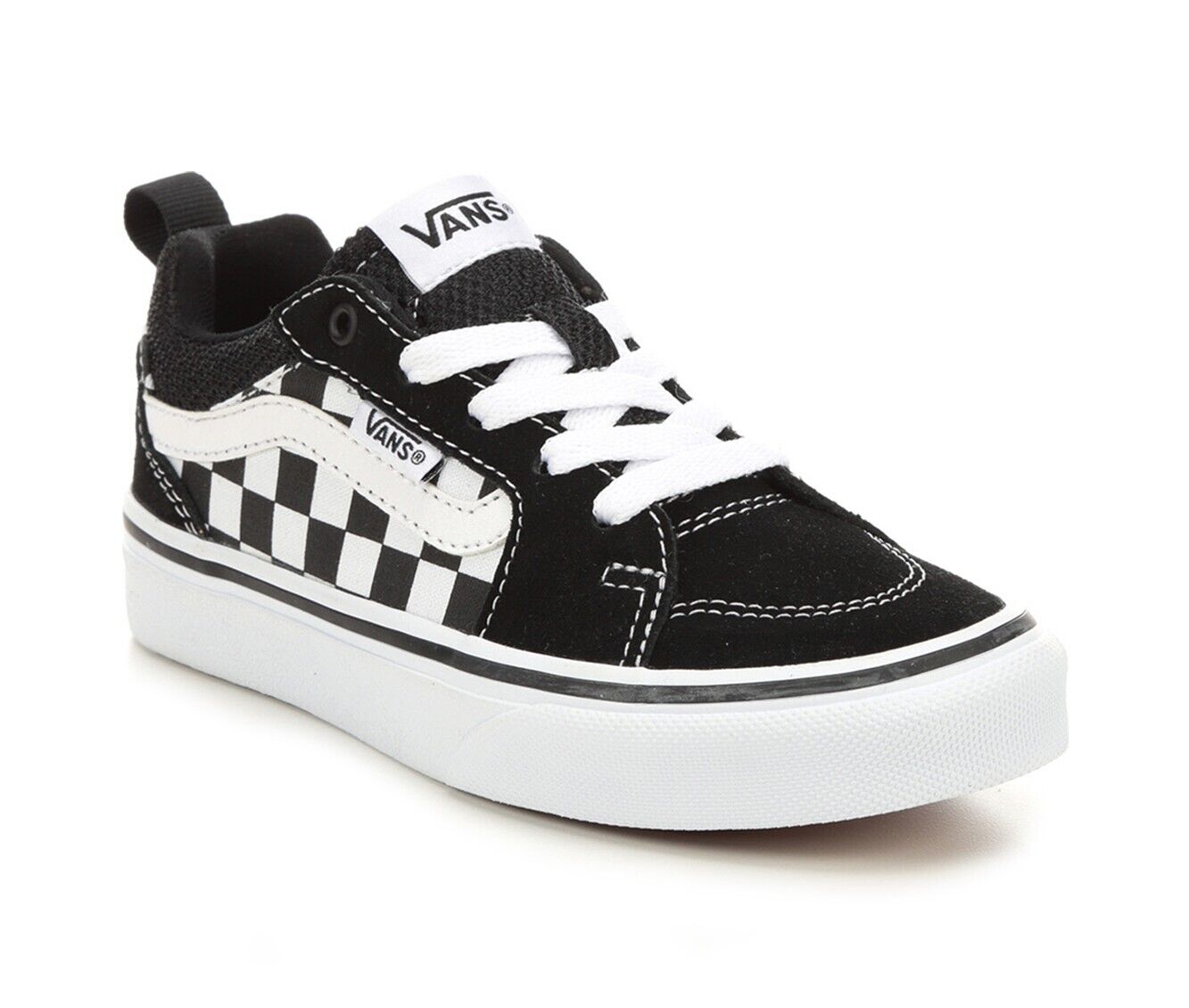 Vans Filmore Check Kids' Sneakers — Black/White