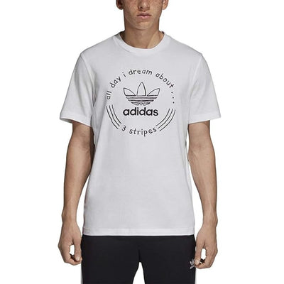 adidas Men's Originals Hand Drawn T-Shirt  - White