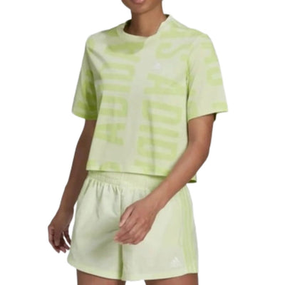 adidas Women's BLUV Q2 CROPPED TEE