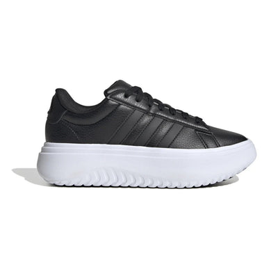 adidas Women's Grand Court Platform (Core Black / Core Black / Carbon)