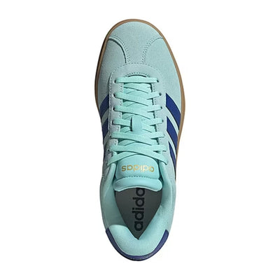 adidas Women's VL Court Bold (Flash Aqua / Team Royal Blue / Gold Metallic)