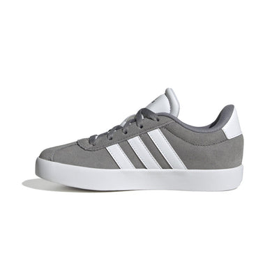 adidas Youth VL Court 3.0 (Gray / White / Silver Metallic)