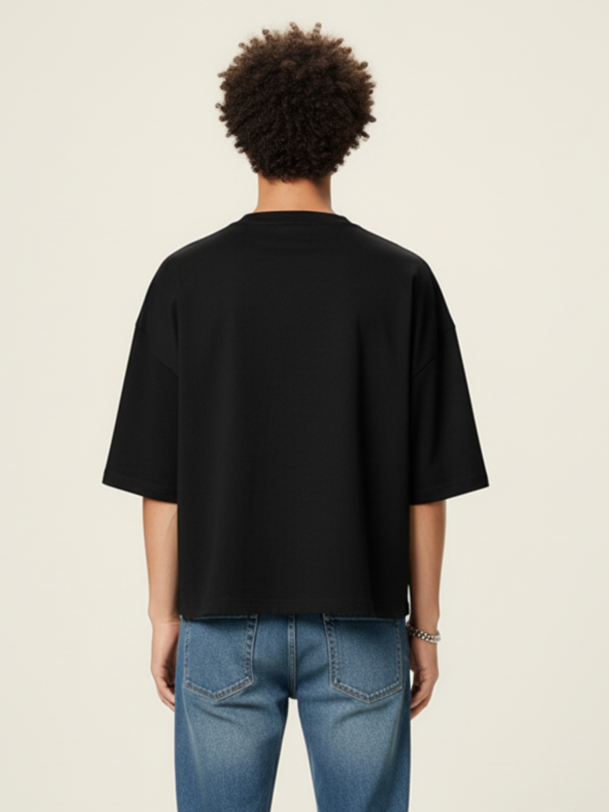 Apollo Moda  Aero Boxy Crop Tee – product view 5