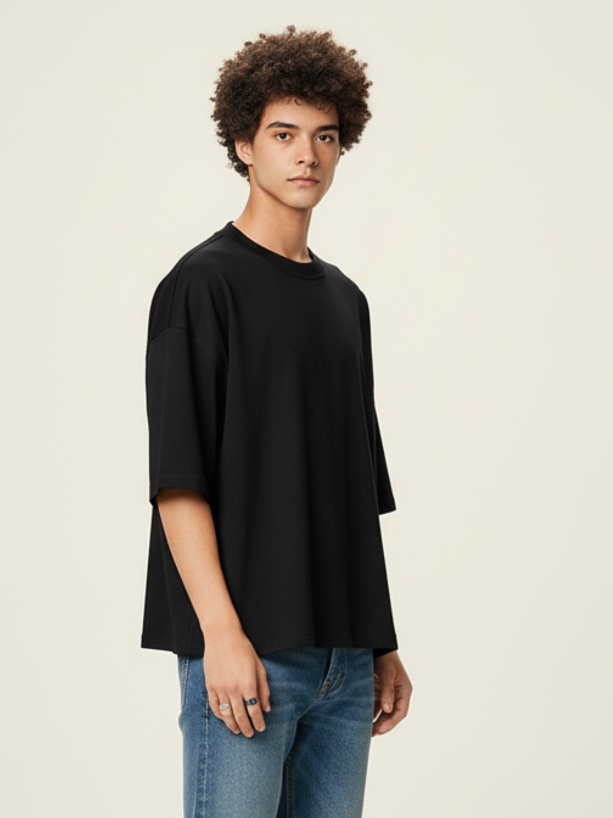 Apollo Moda  Aero Boxy Crop Tee – product view 6