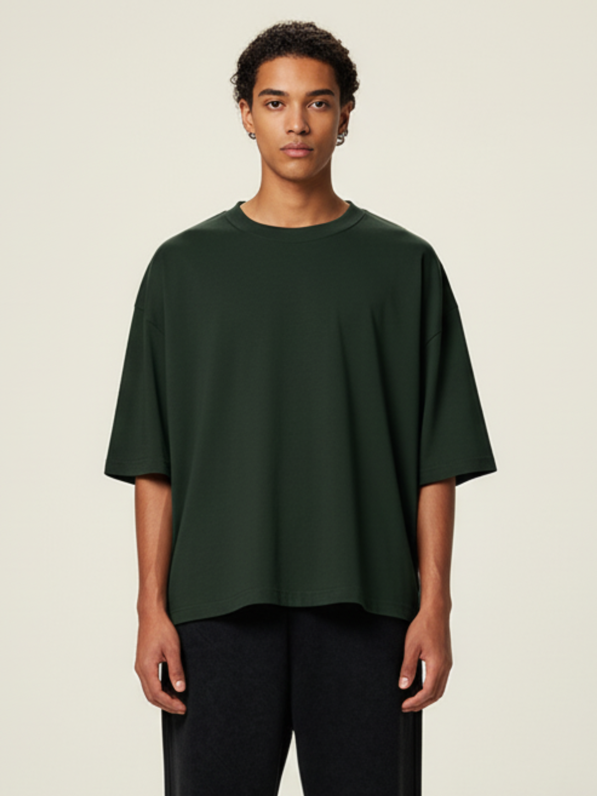Apollo Moda  Aero Boxy Crop Tee – product view 2