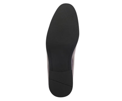 Amali Andrew Burgundy Men's Velvet Patent Leather Loafers