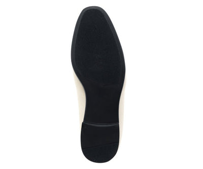 Amali Antonio Men's Cream Suede Elegant Slip On Dress Shoes
