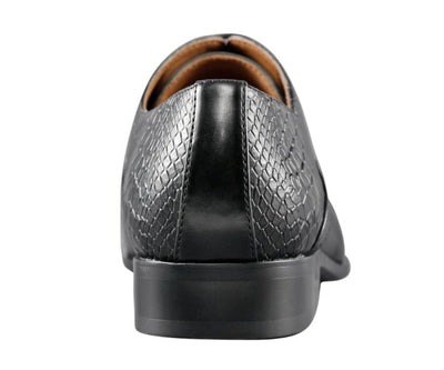 Amali Burke Noir Oxford Shoes Men’s Black Leather