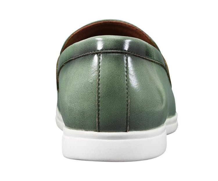 Amali Cahill Emerald Elegance Men’s Leather Loafers