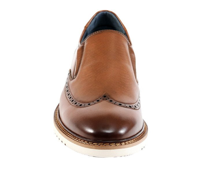 Amali Clyde Hybrid Slip On Shoes Men’s Leather Cognac