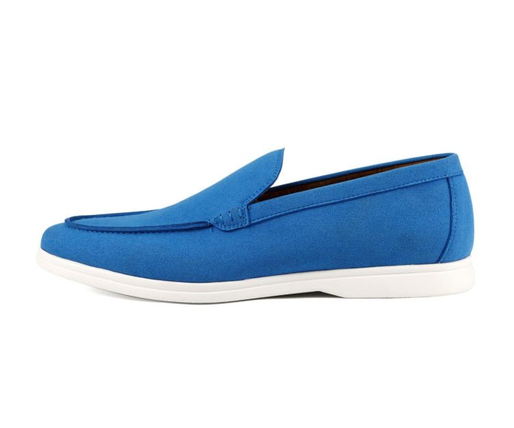 Amali Deniz Elegant Blue Slip On Loafers Men’s 2023