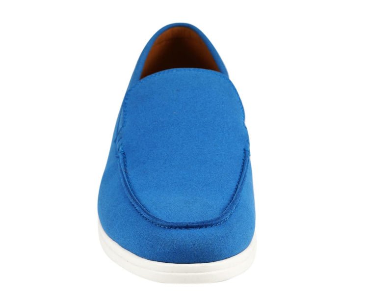 Amali Deniz Elegant Blue Slip On Loafers Men’s 2023