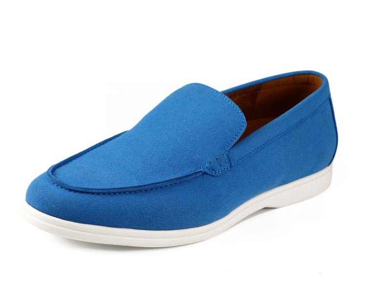 Amali Deniz Elegant Blue Slip On Loafers Men’s 2023