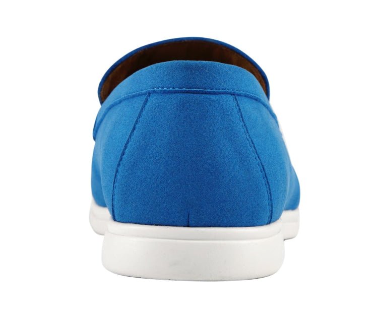 Amali Deniz Elegant Blue Slip On Loafers Men’s 2023