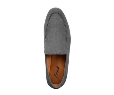 Amali Deniz Grey Men’s Casual Loafers