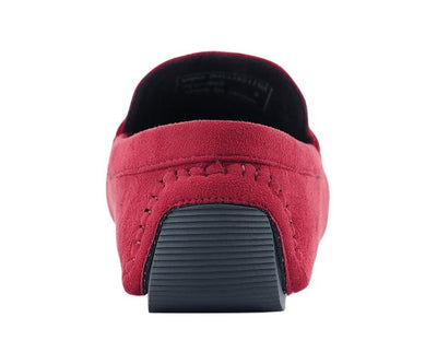 Amali Dyer Men's Driving Moccasins Crimson Elegance